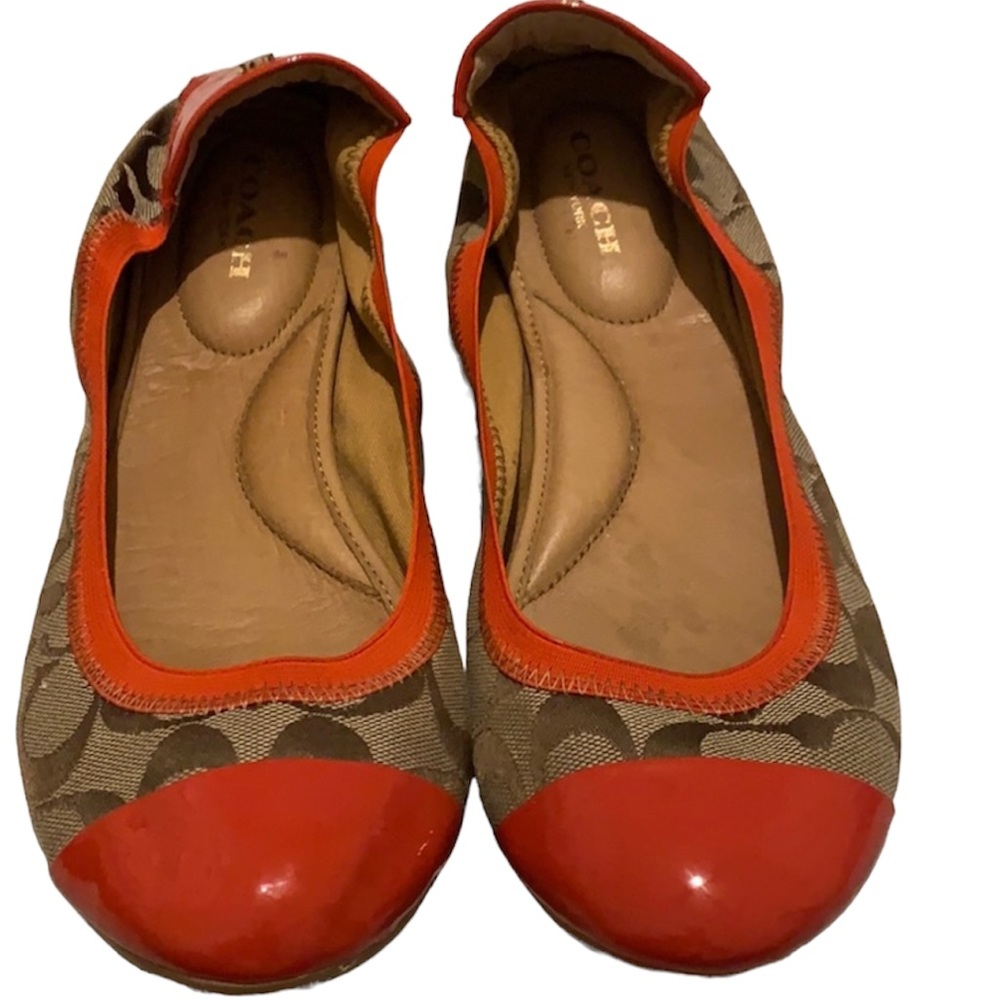 Coach Wanda Signature Flats Shoes 9.5B - Picture 3 of 15